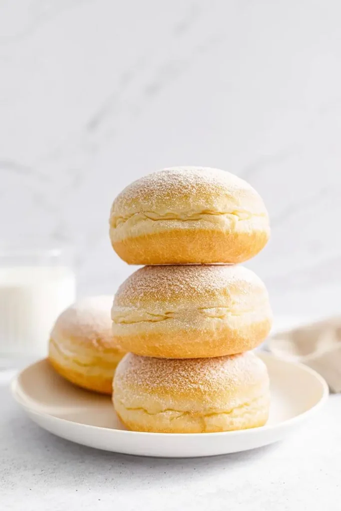 Classic German Donut with Raspberry Filling